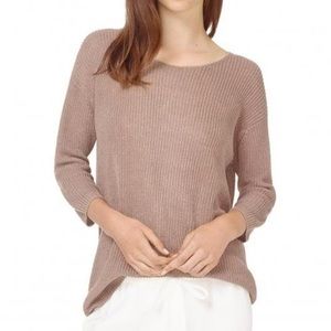 Aritzia Talula Babaton Craig knit top with silk